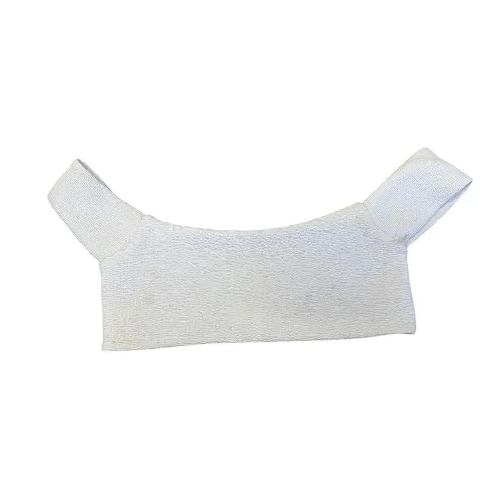 LOVERS + FRIENDS Tess Off The Shoulder High Waist Bottoms Textured Bikini Set S - Picture 5 of 9